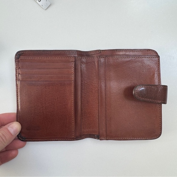 Coach Vintage Brown Wallet Cardholder with Kisslock - Picture 3 of 8